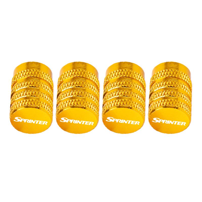 4pcs Car Wheel Tire Valve Caps Tyre Stem Covers Airdust Waterproof For Mercedes Benz SPRINTER W901 W906 W907 Accessories