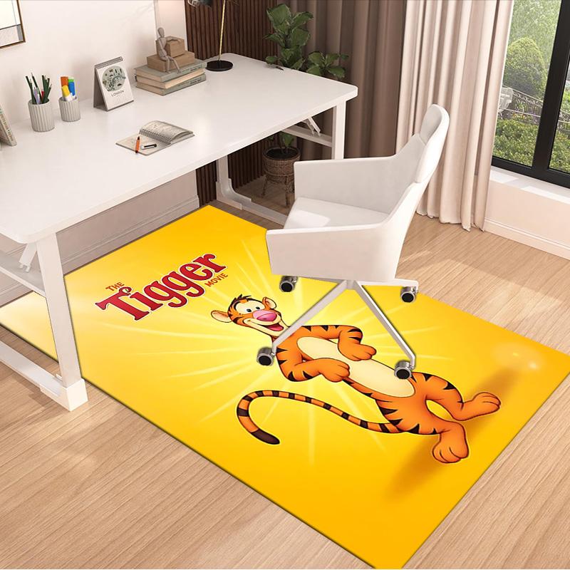 Tigger'S Joyful Adventure Carpet For Playroom Bedroom Living Room Sofa Home Decorkids Game Area Rug Nonslip Floor Mat