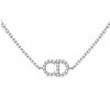 Dior Cd Logo Metal Crystal Bracelet Women bracelet B0845CDLCY-D102