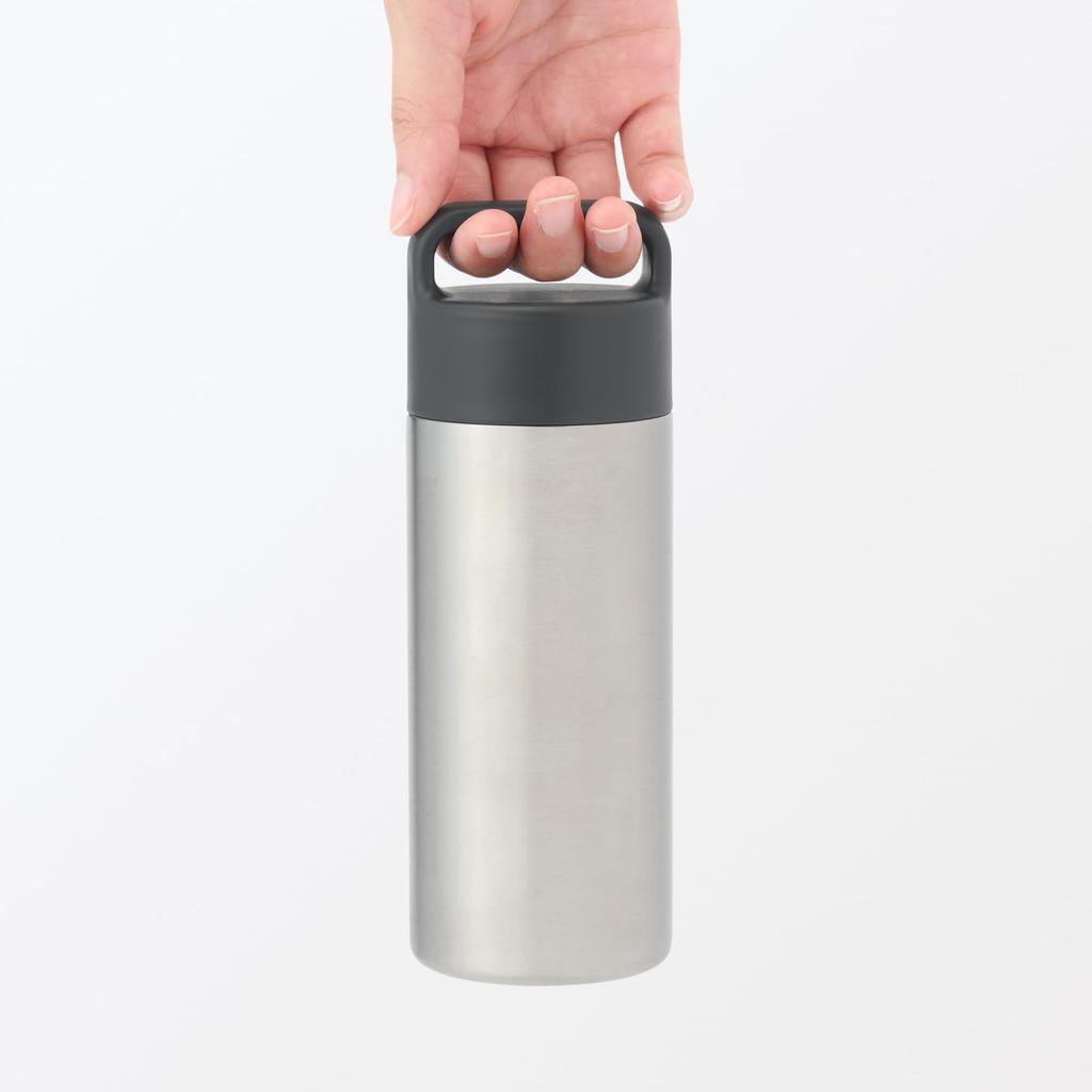 MUJI Vacuum Insulated Insulated Bottle with 76048978 Handle, 350mL,