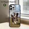 Clever Border Collie Dog Phone Case For iPhone17,16,15,14,13,12,11 Plus,Pro Magnetic with Magsafe Wireless Charging
