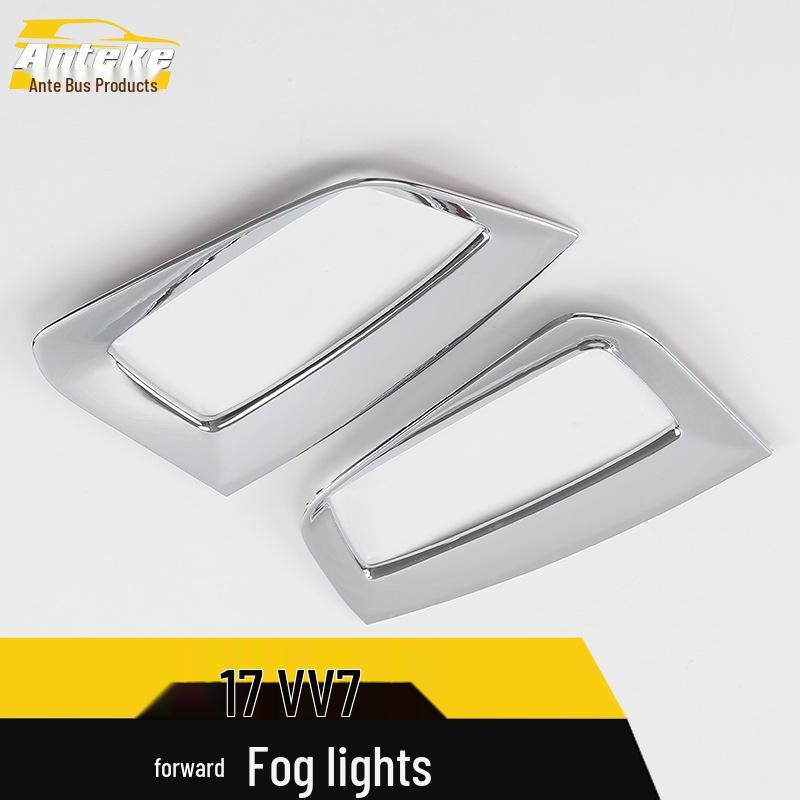 VV7 Front Fog Light Decorative Ring - Car Accessory for 17 Models