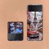Eiffel Tower Art Phone Case For Samsung Z Flip 6 7 5G Galaxy Z Flip 5 4 3 5G Cases Shockproof Hard Cover TPU