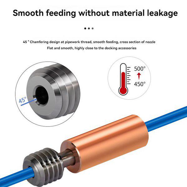 Set: Single Hole 3D Printer Extruder—Aluminum Alloy & Hardened Steel, Color: As Shown