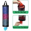 2 Pcs Plastic Bag Holder for Grocery Bags, Hanging Storage Bags Plastic Mesh Bags Dispenser Organizer Trash Bags Grocery Shopping Bag Holder for Home