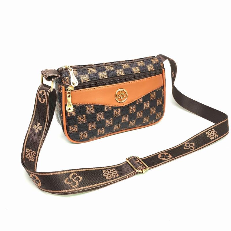 

New fashion trend mother lady shoulder oblique straddle bag soft leather mobile phone change bag woman