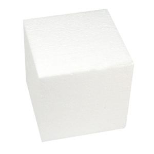 Rayher 15x15x15cm Polystyrene Cube