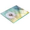 Decorative Kitchen Board Tempered Glass For Cutting Dandelion 60X52 Cm