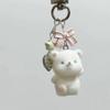 Soft Toy Bear Key Chain Stylish Ornament Resin Key Ornament Purses and Keys Pendant Handmade Detail for Durability