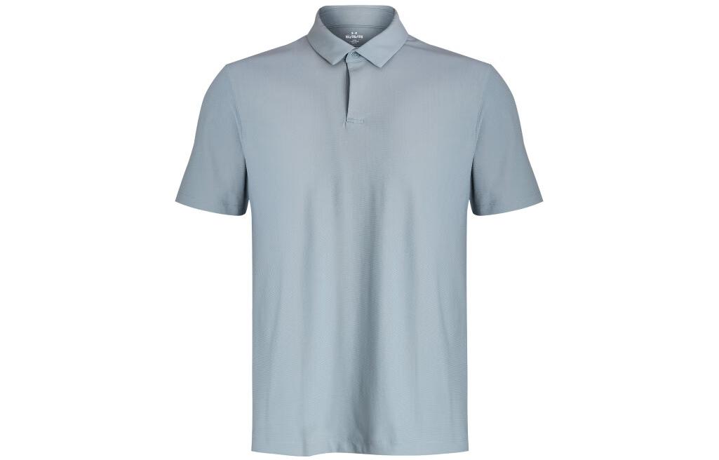 Under Armour Luxe Polo Shirts Men s Blue Polo Collar Moderate Straight Fit 1377362-465 L