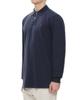 POLO RALPH LAUREN Custom Slim Fit Long Sleeve Mesh Polo - Blue