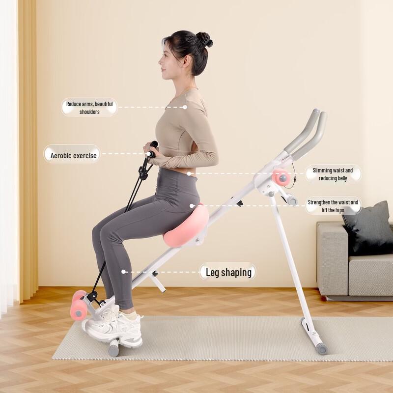 Junshi Foldable Multi-functional Waist Trainer & Rowing Machine