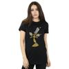 Disney Womens/Ladies Beauty And The Beast Lumiere Distressed Cotton Boyfriend T-Shirt
