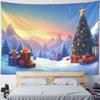 Christmas Tree Tapestry Festival Decoration Background Poster Christmas Gift Home Decoration Living Room Fabric Mural
