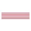 Car Exterior Decor Front Hood Grille Decals Car Strip Sticker Decoration for Golf 6 7 Auto Parts