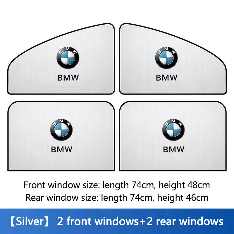4Pcs Car Window Sun Shade Cover Visor UV Protection Shield For BMW 1 3 5 7 Series X1 X3 X5 G30 G20 G11 F10 F34 E46 E87 Accessory jbzh05