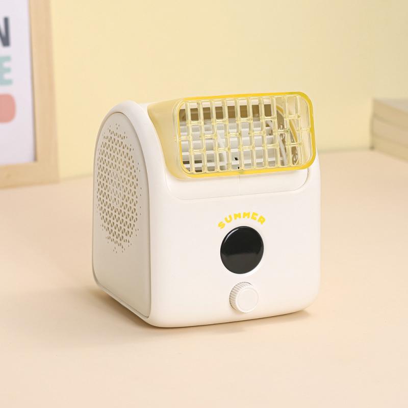 Portable USB-Powered Bladeless Turbine Desktop Fan with 120 Speed Settings 120x122x160mm