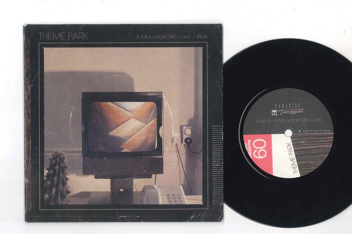 

7inch Record THEME PARK - A Mountain We Love / Wax RAD001 PARADYSE 2011 UK Rock Used