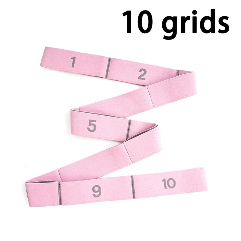 Multi Stage Yoga Stretch Band Latin Dance Stretch Band Correct Posture 11 Grid Elastic Band Digital Band Pose Band