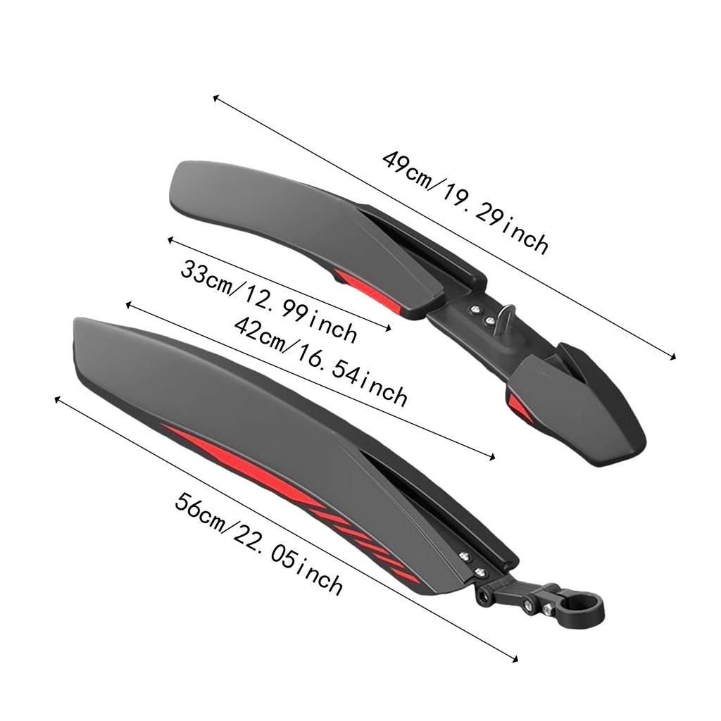 Mudguard Accessories Protection Guard Front And Rear Wheel PP Material for Mountain Bike