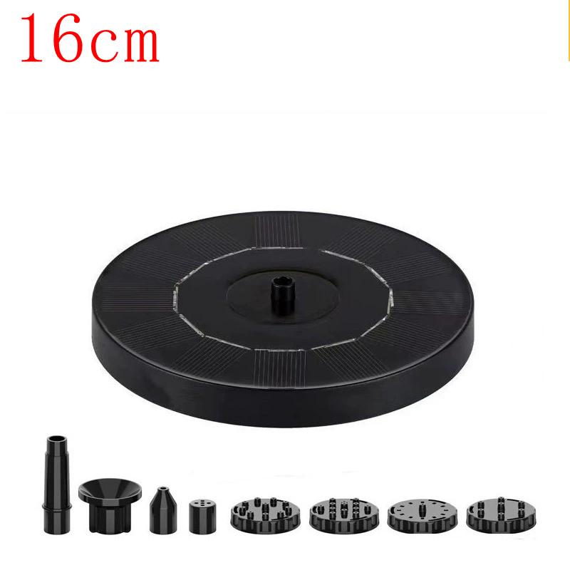 

Solar Fountain Pump Floating Solar Panel Bird Baths Water Fountain with 8 Nozzles For Garden Outdoor Water Pool Pond Decor