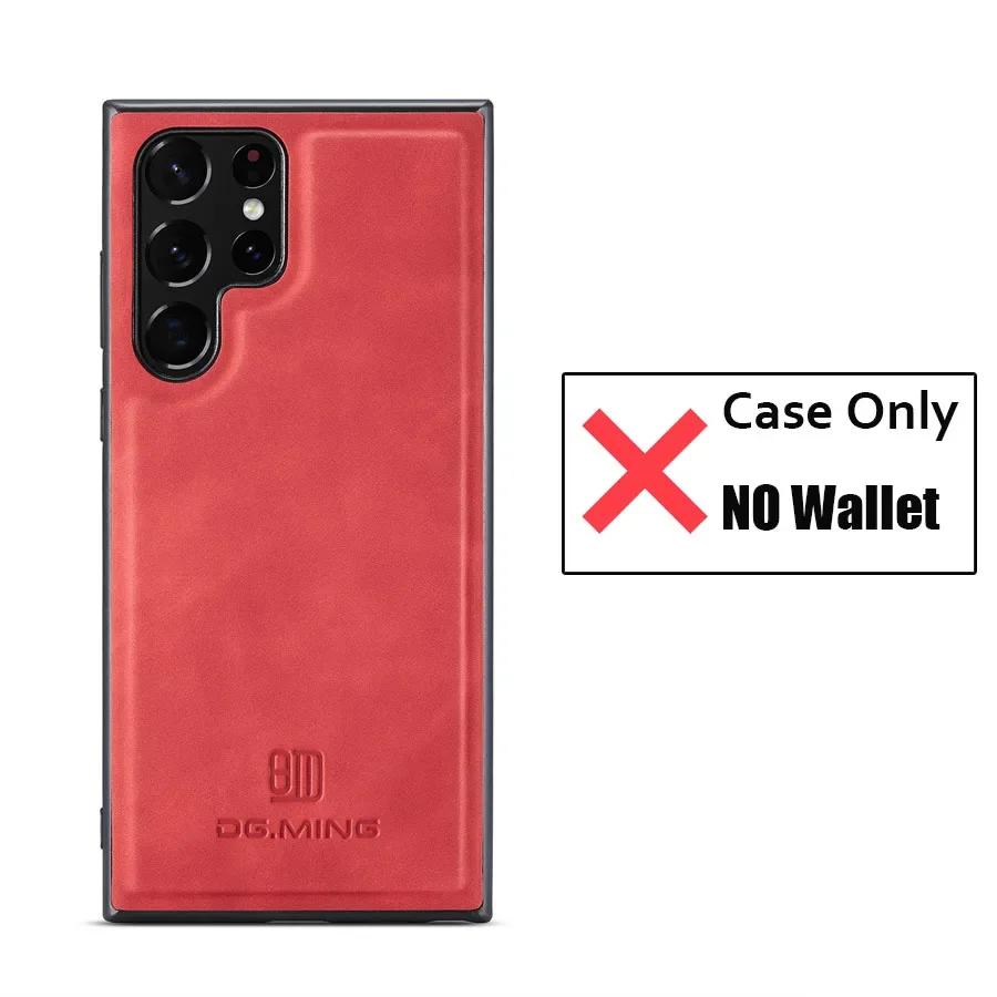Luxury Magnetic Leather Wallet Case for Samsung Galaxy S25 Ultra S24 S23 S20 S21 S22 Plus Note 20 Kickstand Card Holder Cover