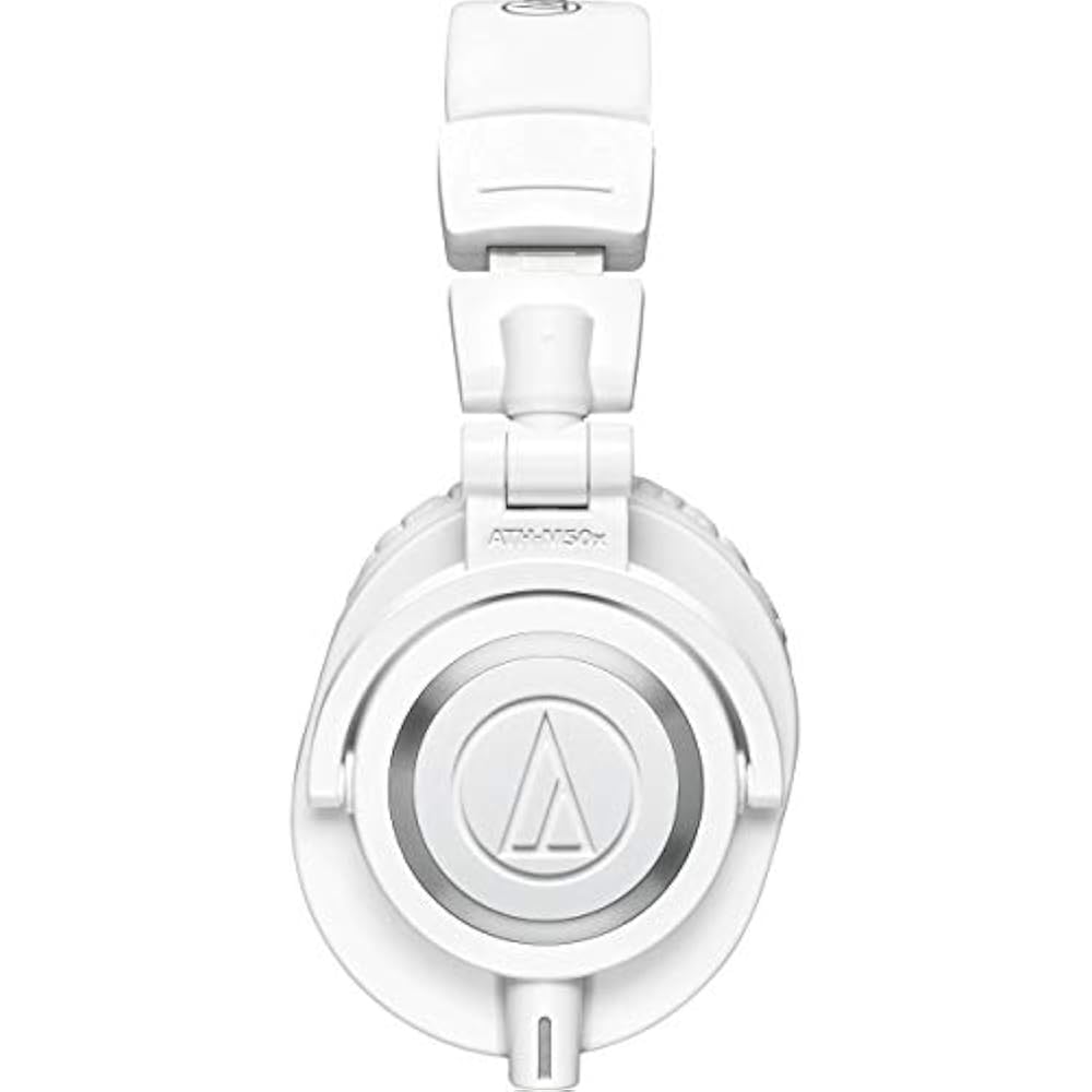 Audio-Technica Professional Monitor Headphones ATH-M50xWH White Studio Recording/Mixing/DJ/Track ...