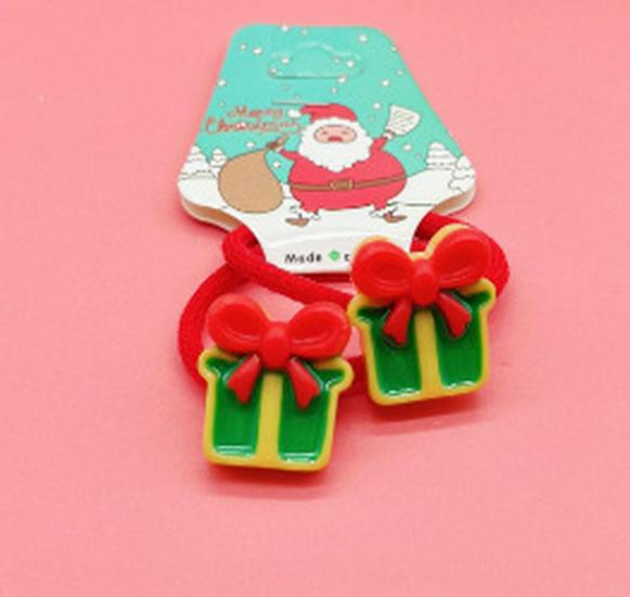 2021 Christmas Santa Claus Hair Ties & Headbands for Kids - Hair-Friendly Accessories