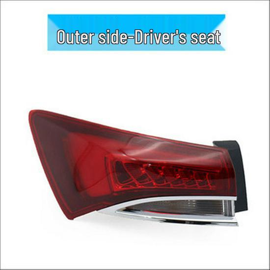 Compatible with 18-19 Buick Excelle GT Rear Taillight Assembly Brake Light Cover and Reversing Light.