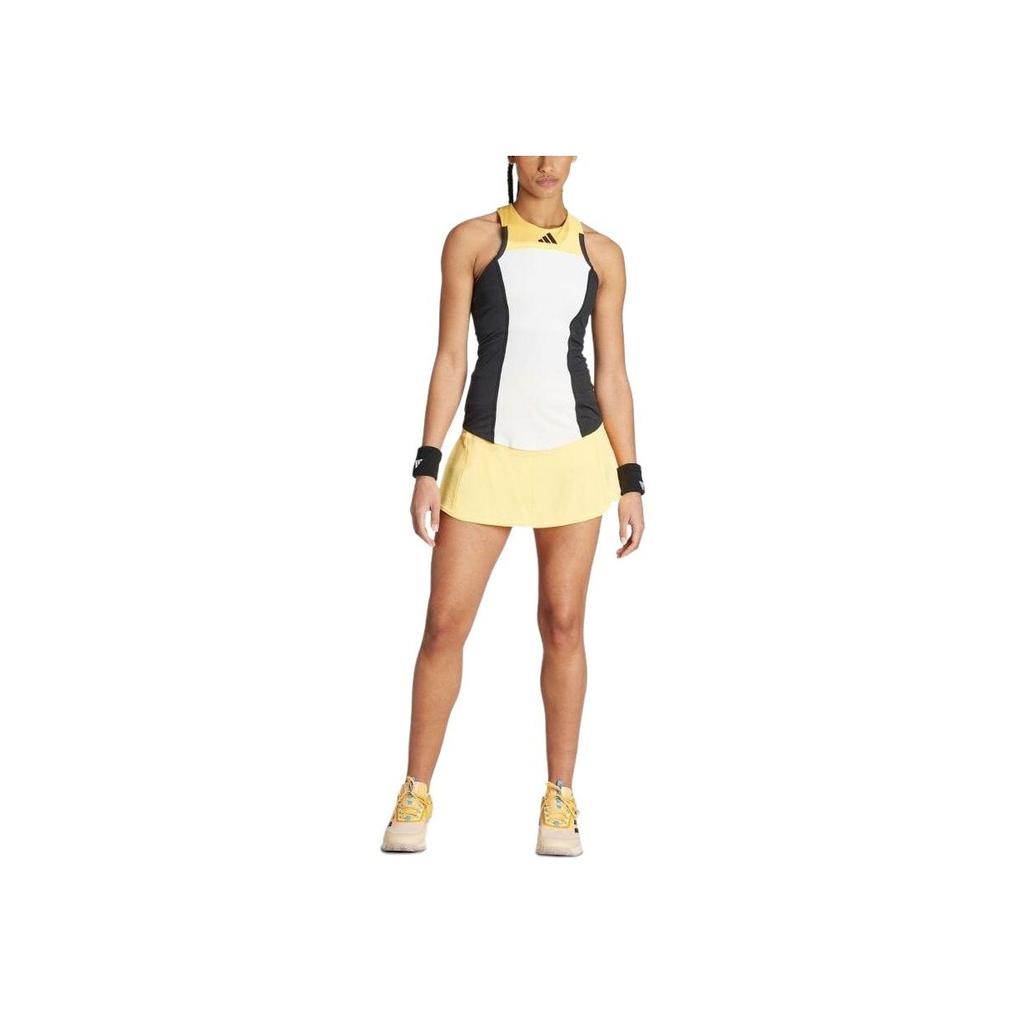 Adidas Color Block Slim Fit Sleeveless Tank Top Women Tops Multicolor IN6494