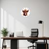 High-Quality Cute High-Quality Countryside High-Quality Highland High-Quality Cow High-Quality Wooden High-Quality Wall High-Quality Clock