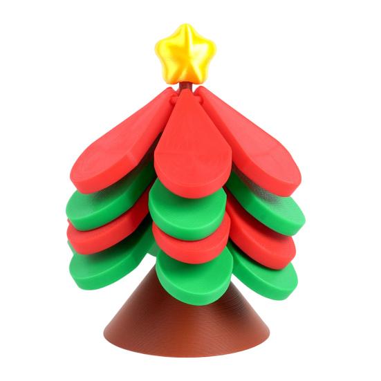 Silicone Trivets with Stand Christmas Tree Insulation Mat Festive Pot Holders for Kitchen Dining Holiday Gift Idea