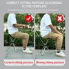 Outdoor Foldable Walking Stick Stool Lightweight with Seats Heavy Duty Steel Walking Stick for Elderly Disabled Hiking Poles