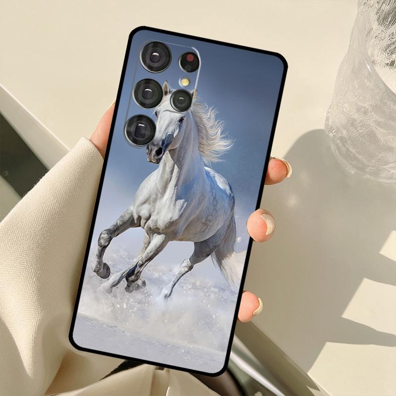 

Horses Running Case For Samsung Galaxy S24 Ultra S21 S22 S23 S25 Ultra S9 S10 Plus S20 FE S25 FE Back Cover Galaxy S9