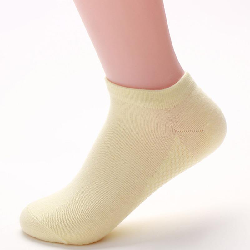 5 Pairs/lot Bamboo Fiber Socks Women Girls Candy Color Deodorant Cotton Short Socks Female Hosiery Low Tube Invisible Ankle Sock