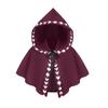 Halloween Medieval Printed Hooded Cloak Stage Cosplay Character Performance Costume Hooded Cloak.