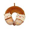 Cuscino per il Collo a Forma di U in Memory Foam con Animali dei Cartoni Animati per Viaggio, Casa o Ufficio Reclinabile