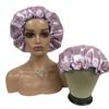 Custom Silk Sleeping Bonnets Double Layer Reversible Hair Bonnet for Men
