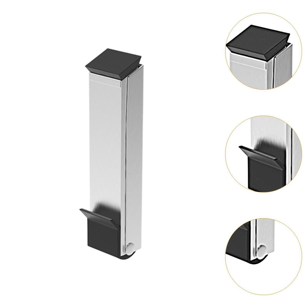 Kick Down Door Stop Adhesive or Screw Easy Install Door Stopper Keep Door Open