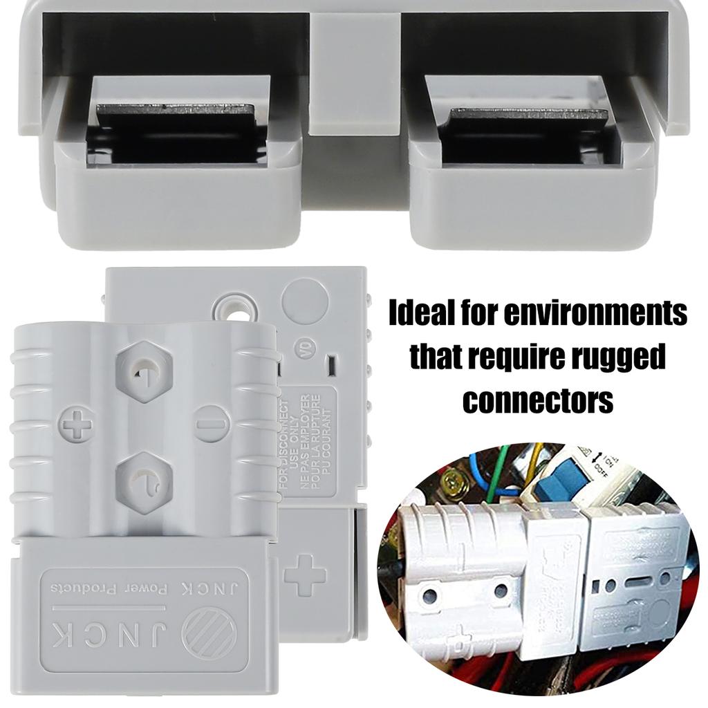 2 Stück/Set 120 Ampere Anderson-Style-Stecker mit 4 Klemmen Anderson Power-Stecker Langlebige Premium Anderson-Style-Stecker Batterie