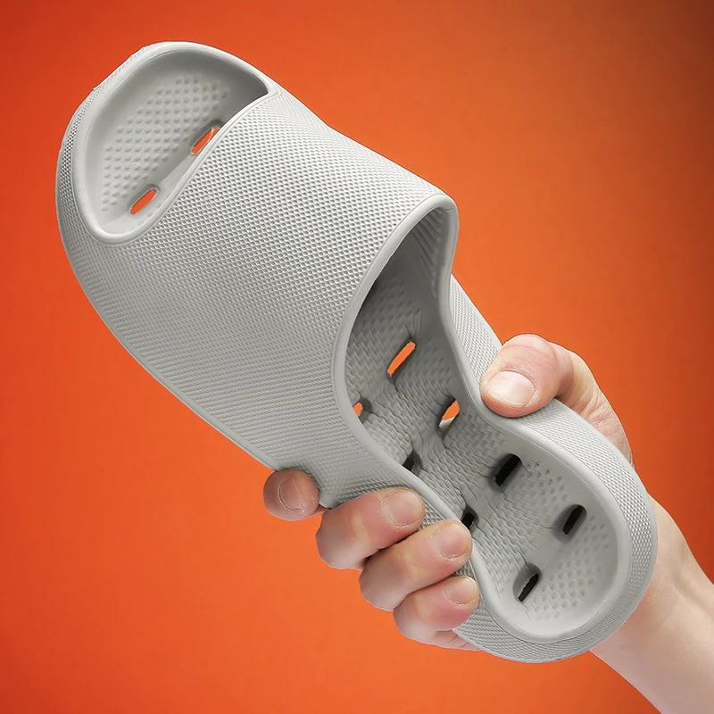 Summer Popular Men's and Women's Thick-soled Sandals, Hollow-soled Comfortable Plastic Sandals, Heightening Slippers