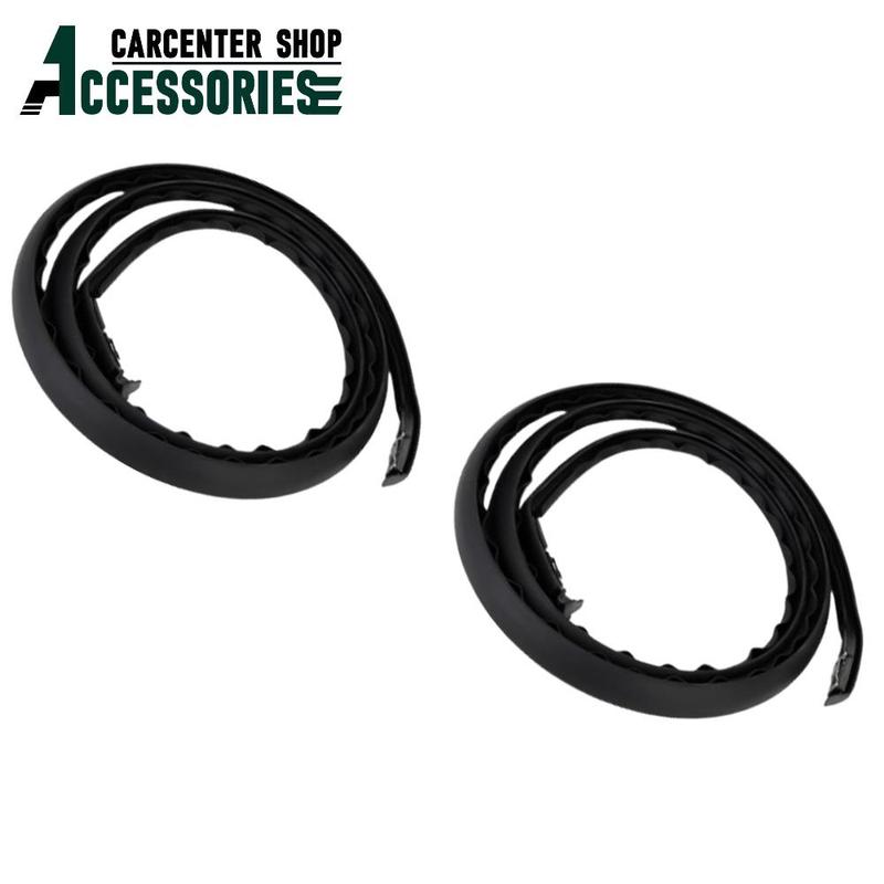 2pcs Car Roof Drip Finish Moulding Top Rubber Seal Strips for Honda Fit 5 Door 2009-2014 74316TF0003 74306TF0003