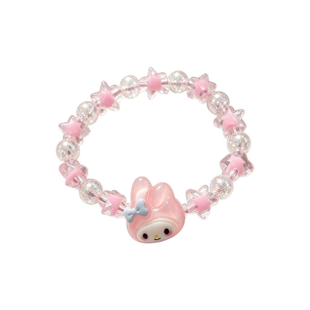Melody Bracelet Cute Cartoon Wristband Elastic Rope Design Girls Bracelet Student Versatile Wristband