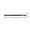 Stainless Steel Closet Rod Adjustable Heavy Duty Closet Pole for Hanging Clothes Wardrobe Clothes Rail Multi Hanging Rod Cabinet