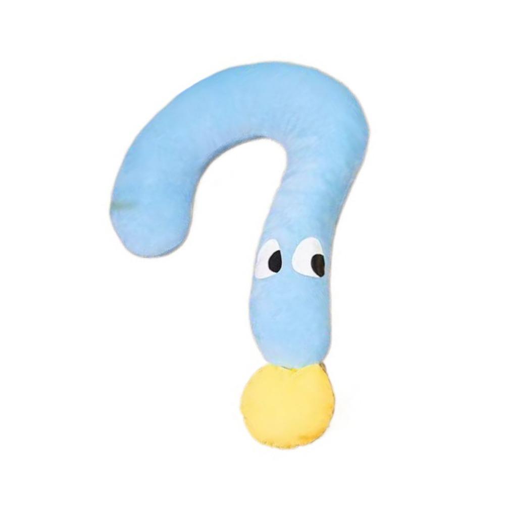 

U-shaped Cat Sleeping Pillow Plush Dog Neck Pillow Pet Calming Pillow for Autumn Winter синий