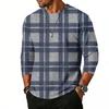 Men's Raglan Sleeve Three,quarter Sleeve Top