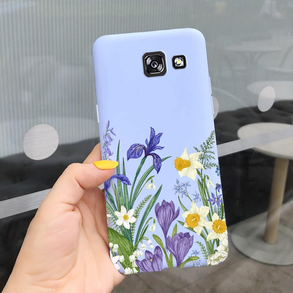 A5 2016 Case For Samsung Galaxy A5 2017 Cover A520 SM-A520F Popular Flower Shockproof Bumper For Samsung A5 2016 A510 Soft Funda