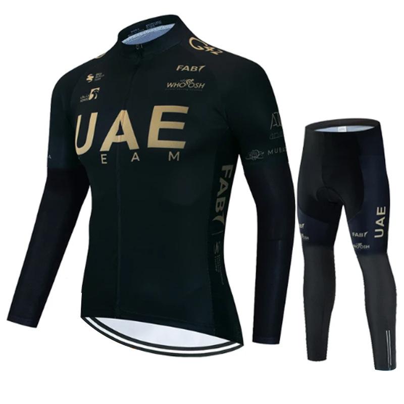 Autumn  Road Bike Cycling Suit Long-sleeved Suit  Team Cycling Warm Bicycle Suit