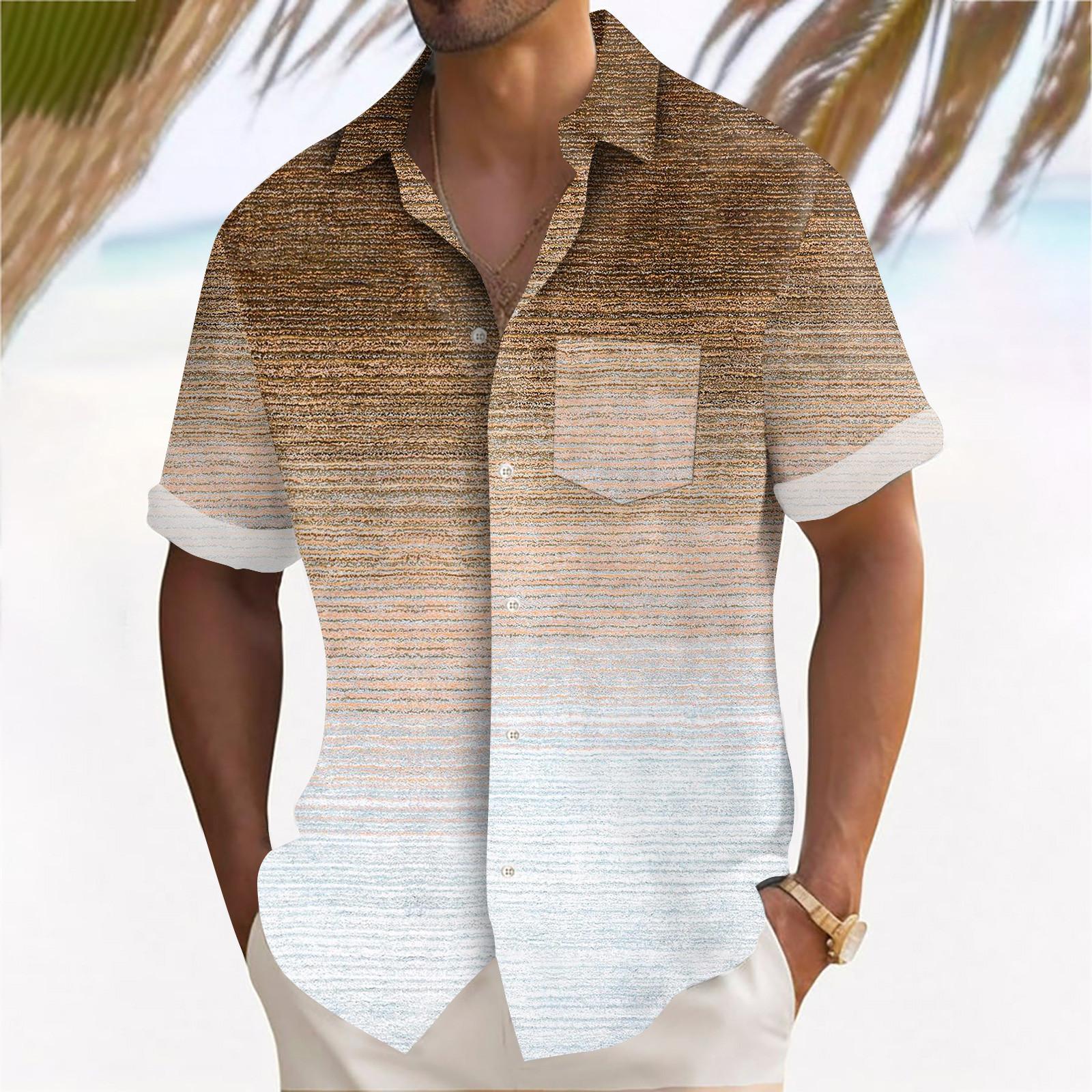 

Гавайская рубашка для мужчин, мужские винтажные рубашки для боулинга на пуговицах, летняя пляжная рубашка с коротким рукавом XXXXL