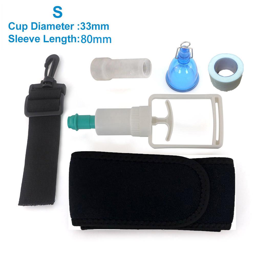 Extensor de pênis masculino Conjunto de copo de vácuo Extensão de glande Manga de silicone Maca Bomba Cabide Ampliação Produto adulto para homens Ferramentas